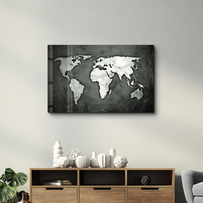 Wallity Pintura Decorativa de Vidrio Templado Multicolor 70 x 110 cm